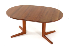 Ronde eetkamertafel 1x verlengbaar 'Horsens'