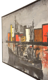 Schilderij 'City' 1968