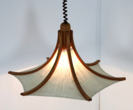 Domus teakhouten hanglamp