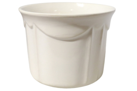 Witte bloempot 'Made in EC'