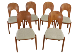 Set van 6 stoelen Niels Koefoed 'Morten' 'Knabstrobe'