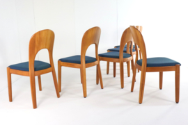 Set van 6 Koefoed Morten stoelen 'Fjerritslev'