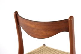 Set van 4 Arne Wahl Iversen voor Glyngore stoelen  'Naerem'