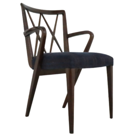 Set van 4 eetkamerstoelen A.A. Patijn Poly Z 'Brent'