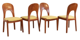 Set van 4 Niels Koefoed stoelen Morten 'Ramsing'