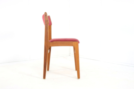 Set van 4 stoelen Erik Buch model 89 'Tjele'