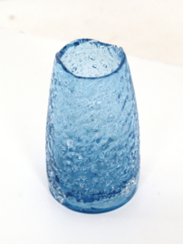 Glazen blauwe vaas