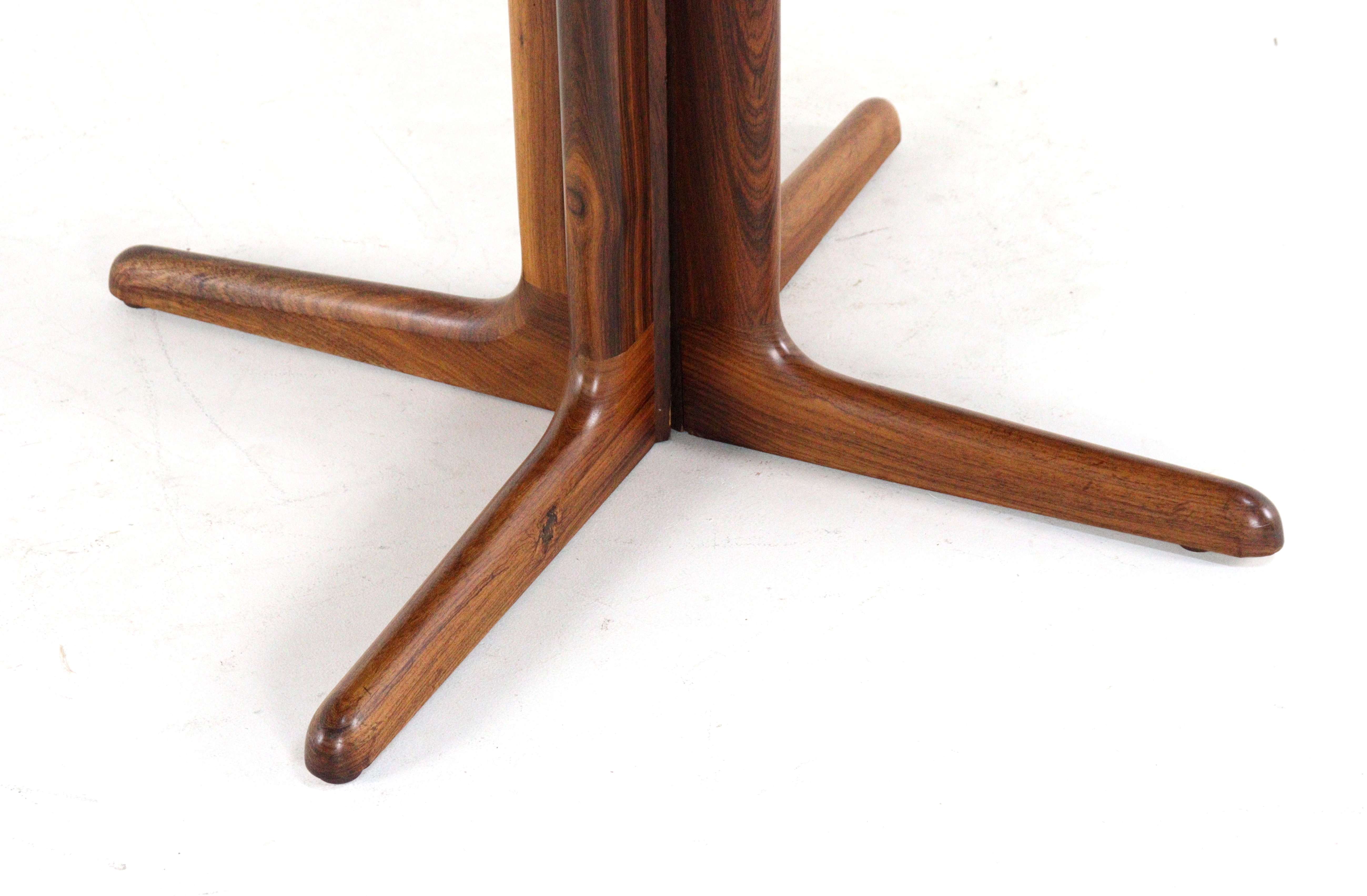 Dyrlund palissander ronde 2x verlengbare eettafel 'Mors'