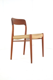 Set van 4 Niels O Möller model 75 stoelen