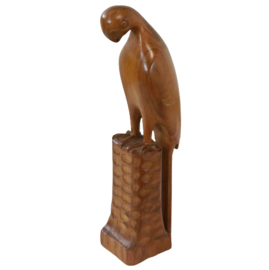 Houten vogel 'Lorre'