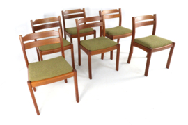 Set van 6 Dyrlund stoelen 'Sentved'