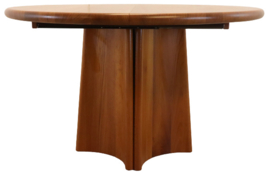 Glostrup ronde 2x verlengbare eettafel 'Flong'