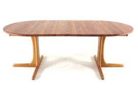 Deense ronde 2x verlengbare eettafel "Tjórn"