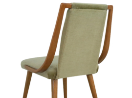Set van 6 boomerang eetkamerstoelen "Rotem"