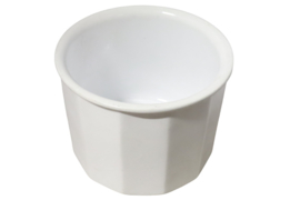 Witte bloempot 'Corner R+B 12'