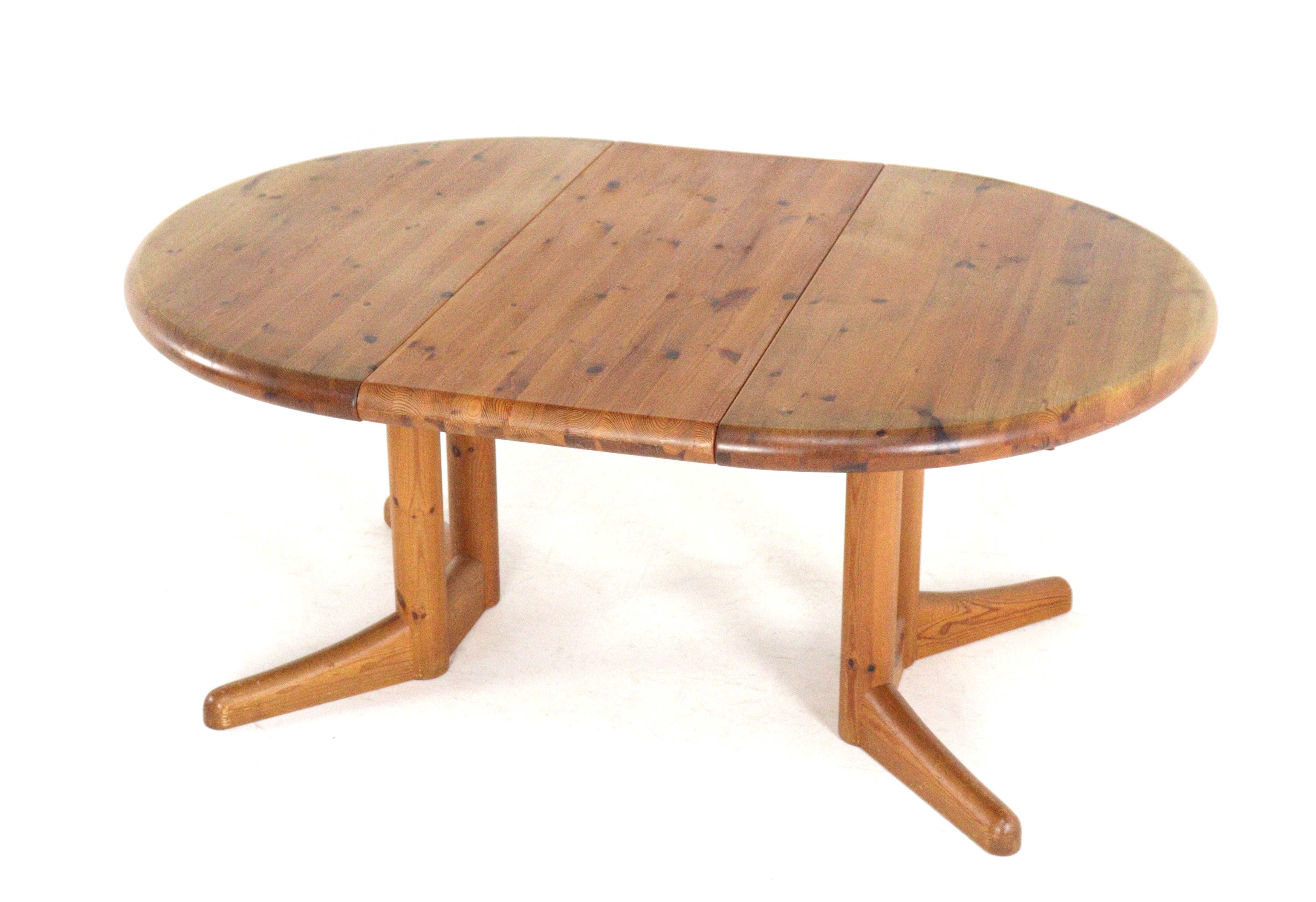 Vamdrup pine ronde 2x verlengbare eettafel 'Idom'