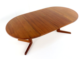 Ronde 2x verlengbare eettafel 'Aabybro'