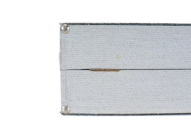 Platenkoffer donkergrijs (20 platen)