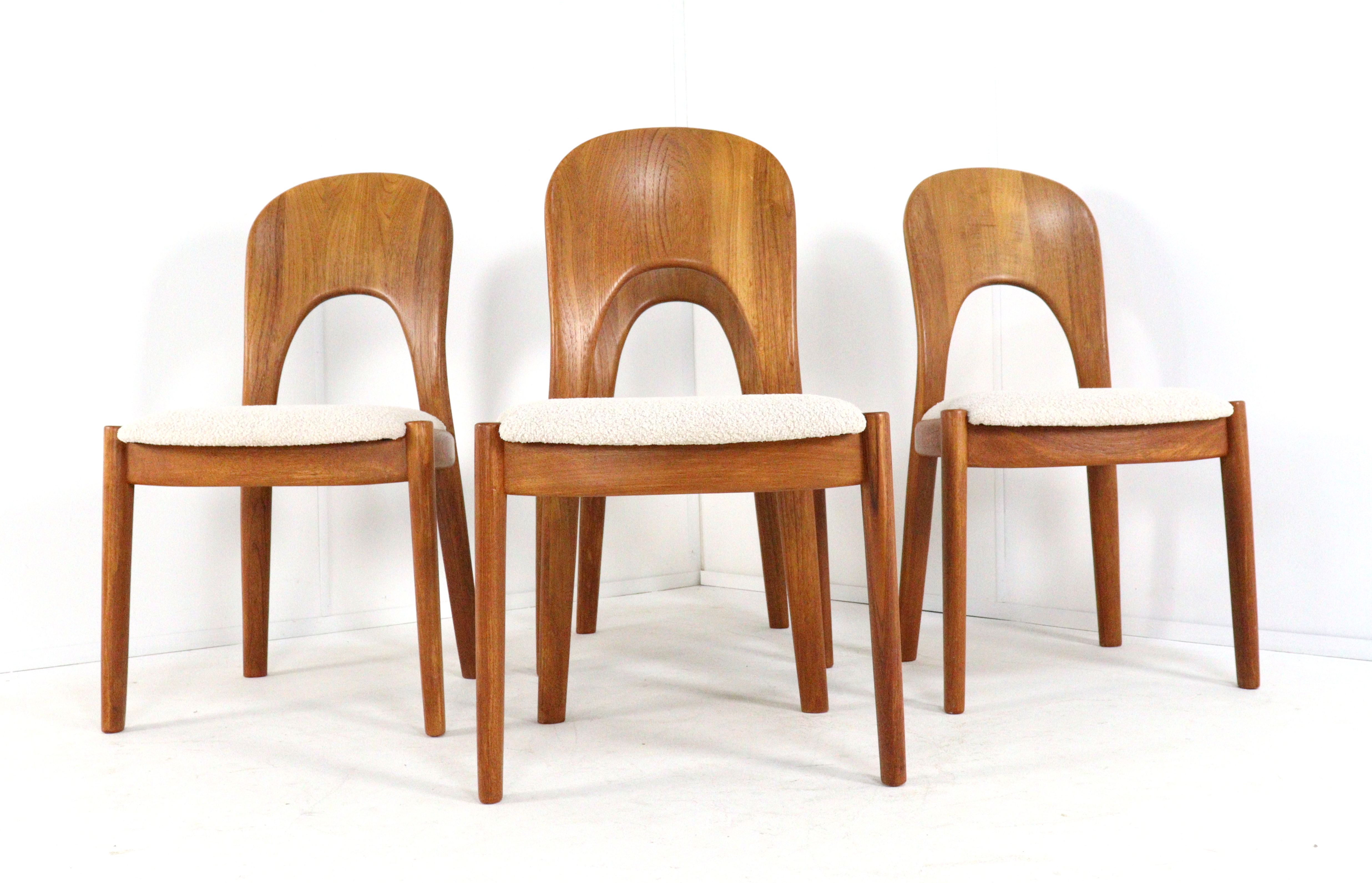Set van 4 Koefoed Morten stoelen 'Vinderup'
