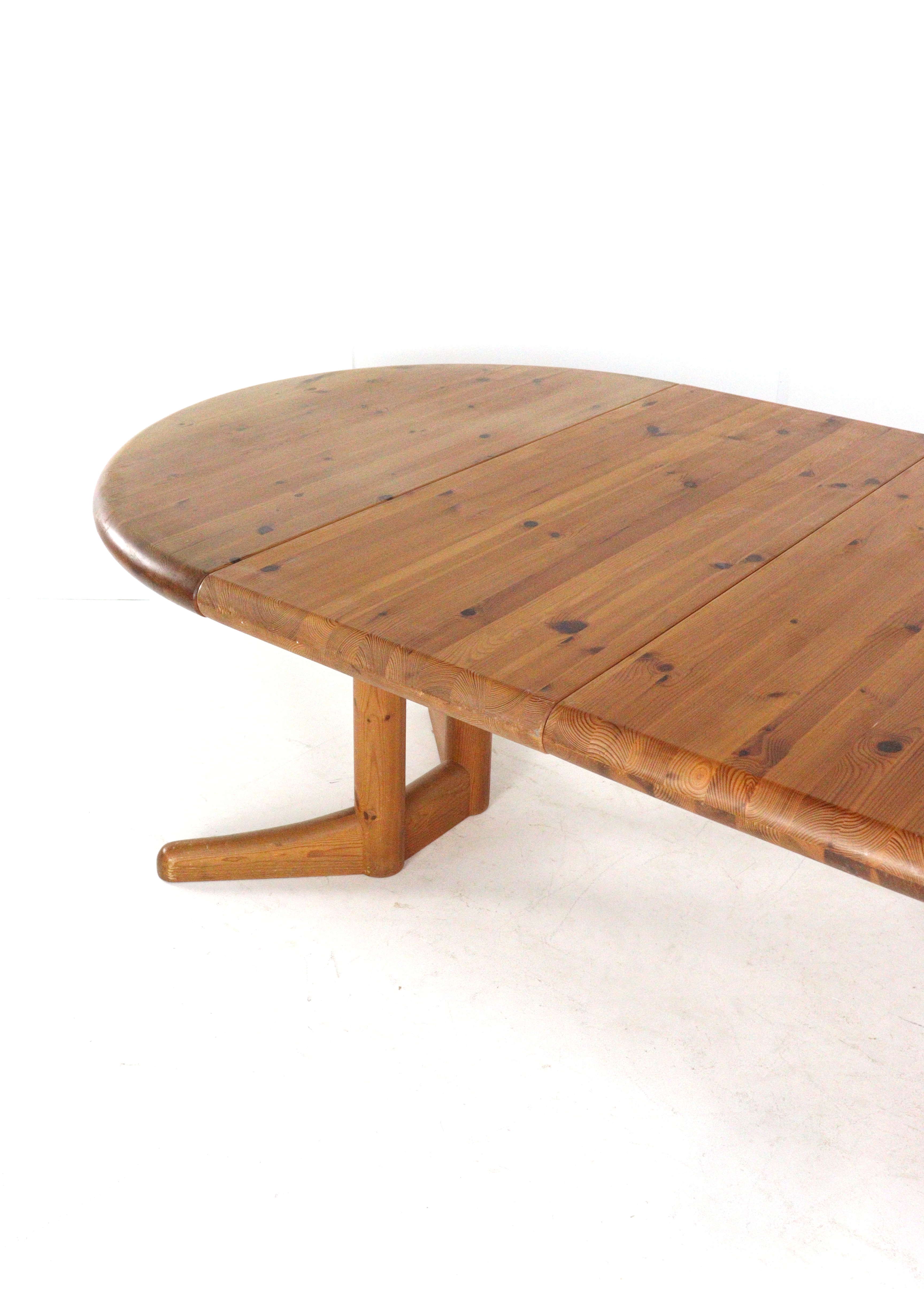 Vamdrup pine ronde 2x verlengbare eettafel 'Idom'
