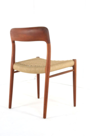 Set van 4 Niels O Möller model 75 stoelen