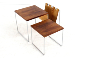 Brabantia nesting tables met lectuurhouder