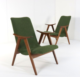 Vintage fauteuil  Attr. Louis van Teeffelen voor Wébé | 2 stuks op voorraad