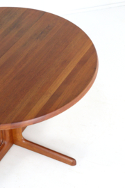 Ronde Deense 2x verlengbare eettafel 'Stuer'