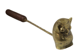 Messing kaarsendover 'oehoe'