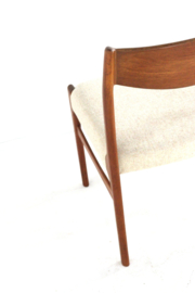 Set van 6 Arne Wahl Iversen voor Glygnore mobelfabrik stoelen