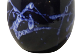 Donkerblauwe bloempot 15/1