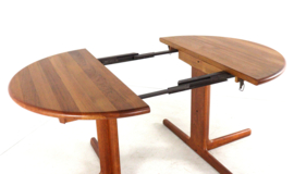 Deense ronde 2x verlengbare eettafel 'Gistrup'
