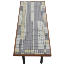 Bijzet/ plantentafel met mozaiek 'Stegen'