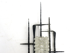 Brutalist wandlamp