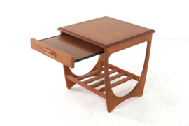 G-Plan bijzettafel met uitschuiflade