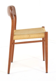 Set van 6 Niels O Möller model 75 stoelen