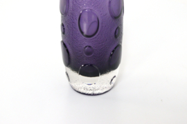 Glazen vaas 'purple'