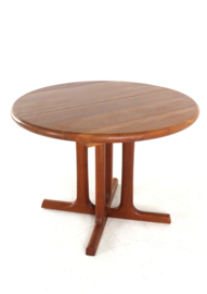 Deense ronde 1x verlengbare eettafel 'Hammel'