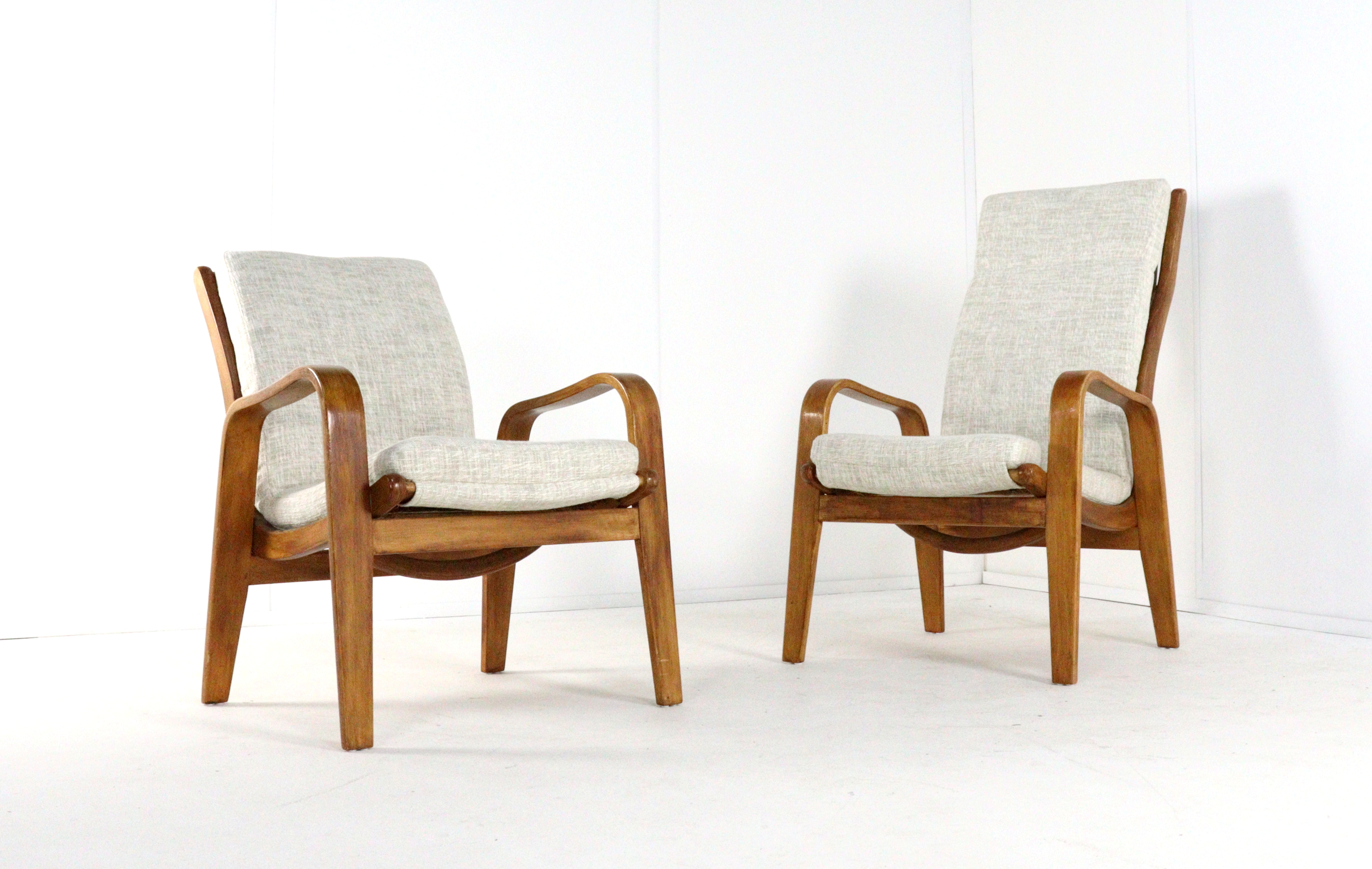 Pastoe FB06 plywood fauteuil damesmodel