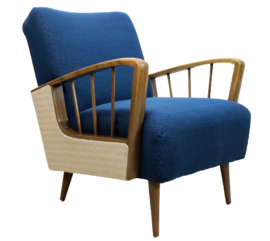 Blauwe fauteuil "Essing"