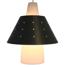 Glazen hanglamp 'pointelle'