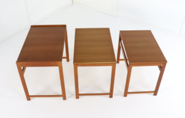 Set van 3 Deense nesting tables
