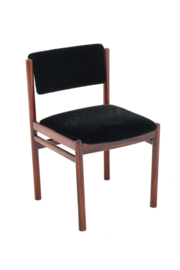 Set van 4 palissander stoelen