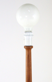 Deense teak vloerlamp