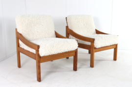 Pine fauteuil 'Gassel' Cream | 2 stuks op voorraad