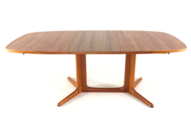 Grote Gudme ovalen 2x verlengbare ovalen eettafel