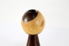 Houten kandelaar
