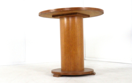 Art deco pedestel bijzettafel
