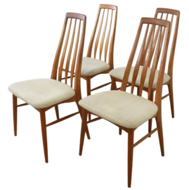 Set van 4 eetkamerstoelen Eva - Niels Koefoed 'Drostup'