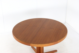 Ronde 2x verlengbare eettafel 'Blans'